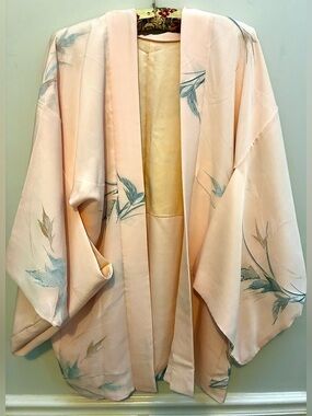 Authentic Silk Haori Kimono Jacket, Kyoko style